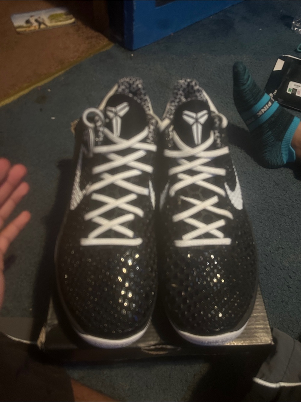 Nike Black/White Kobe “Mambacita” Low-Top Men's Basketball Shoes